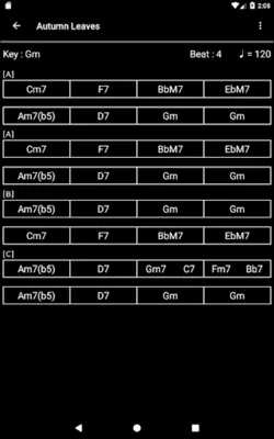 Chord Chart android App screenshot 8